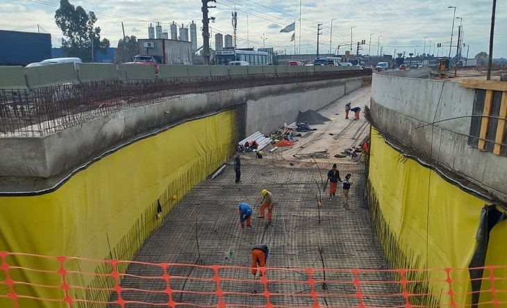 Línea Belgrano Sur cómo avanzan las obras de los nuevos pasos bajo