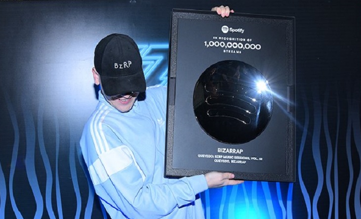 Bizarrap, El Nuevo Integrante Del “Billion Club” De Spotify