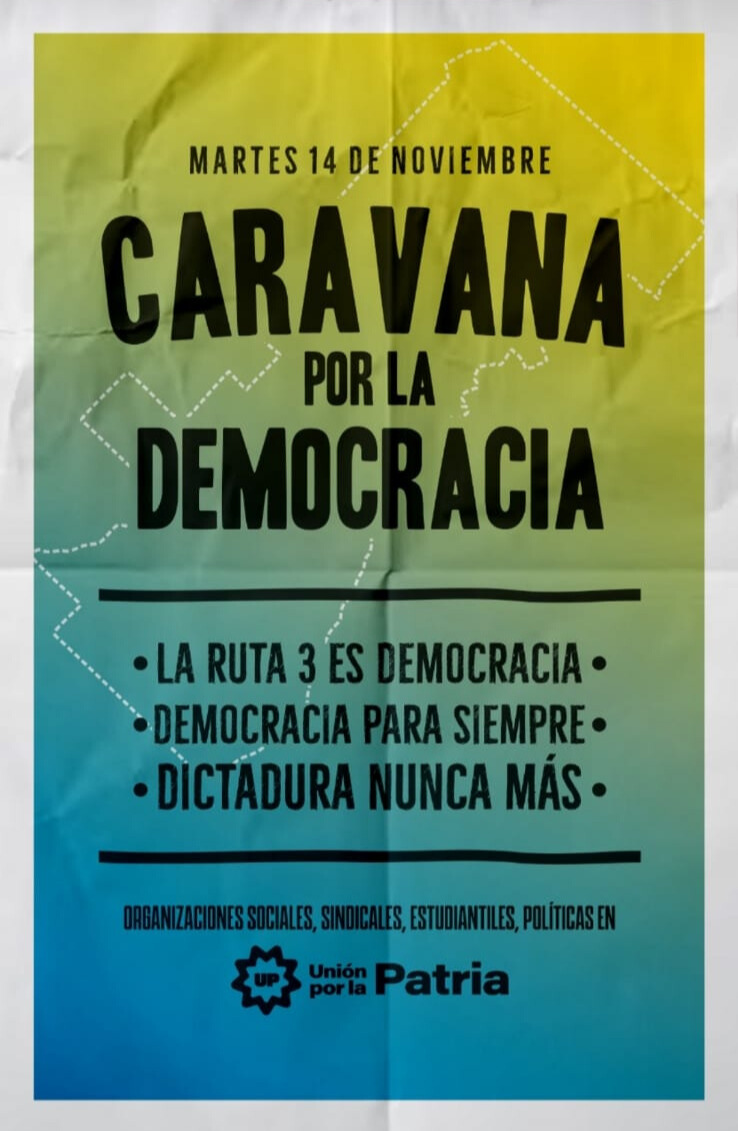 A d as del balotaje la Caravana por la Democracia recorri la