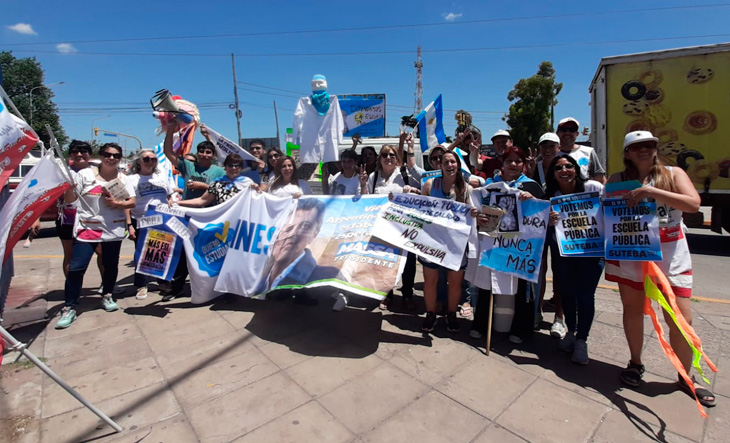 A d as del balotaje la Caravana por la Democracia recorri la